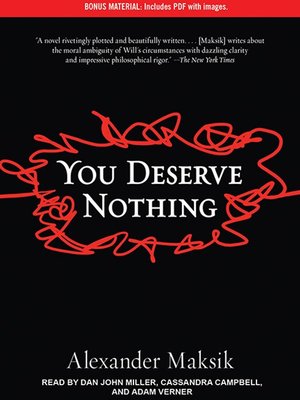 cover image of You Deserve Nothing